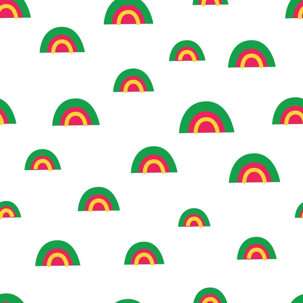 abstracte regenboog naadloze patroon. een helder patroon met een regenboog. vector illustratie