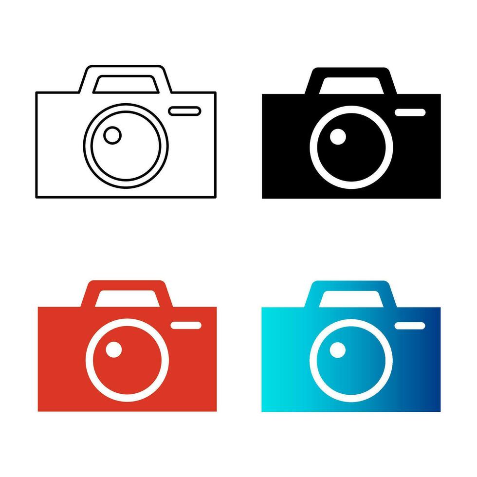 abstract fotografie camera silhouet illustratie vector