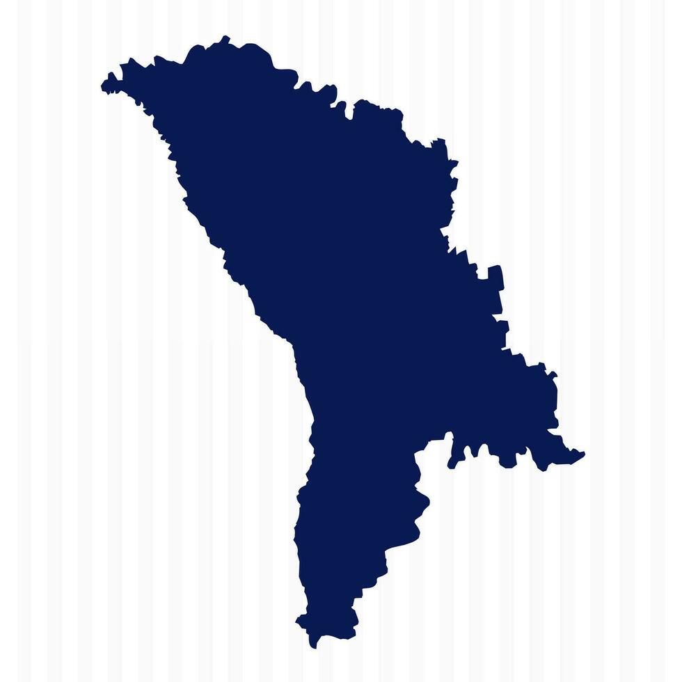 vlak gemakkelijk Moldavië vector kaart