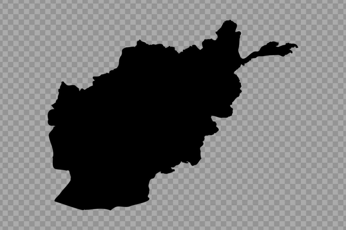 transparant achtergrond afghanistan gemakkelijk kaart vector