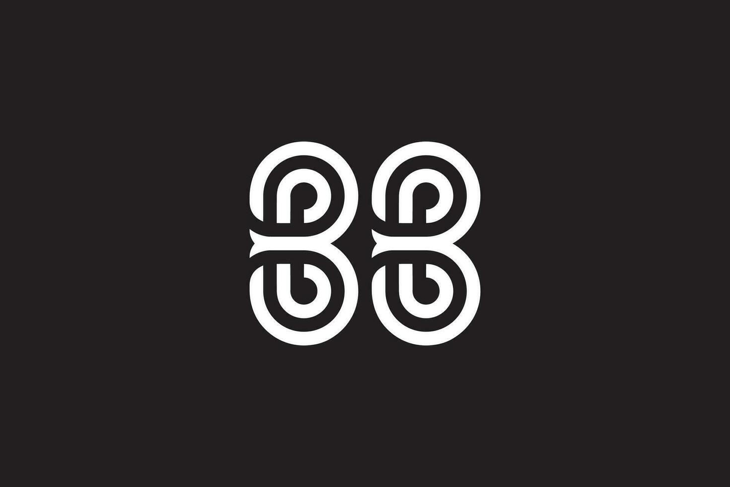 brief bb logo vector