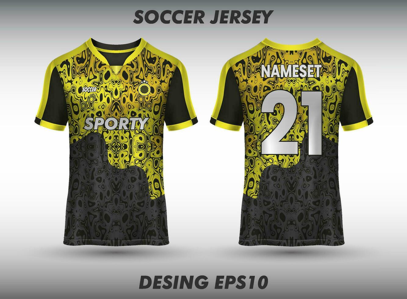 voetbal Jersey ontwerp voor sublimatie sport t overhemd ontwerp vector