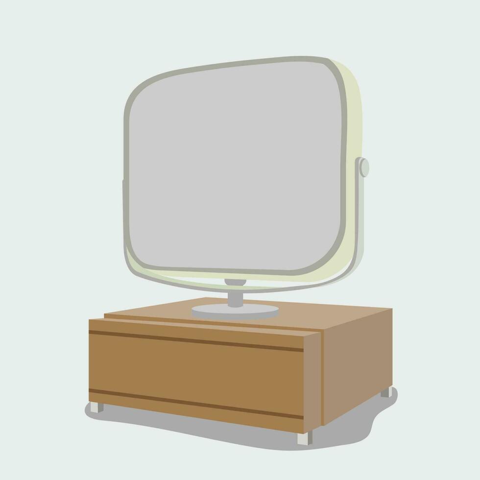 wijnoogst televisie vlak voorwerp ontwerp illustratie logo vector