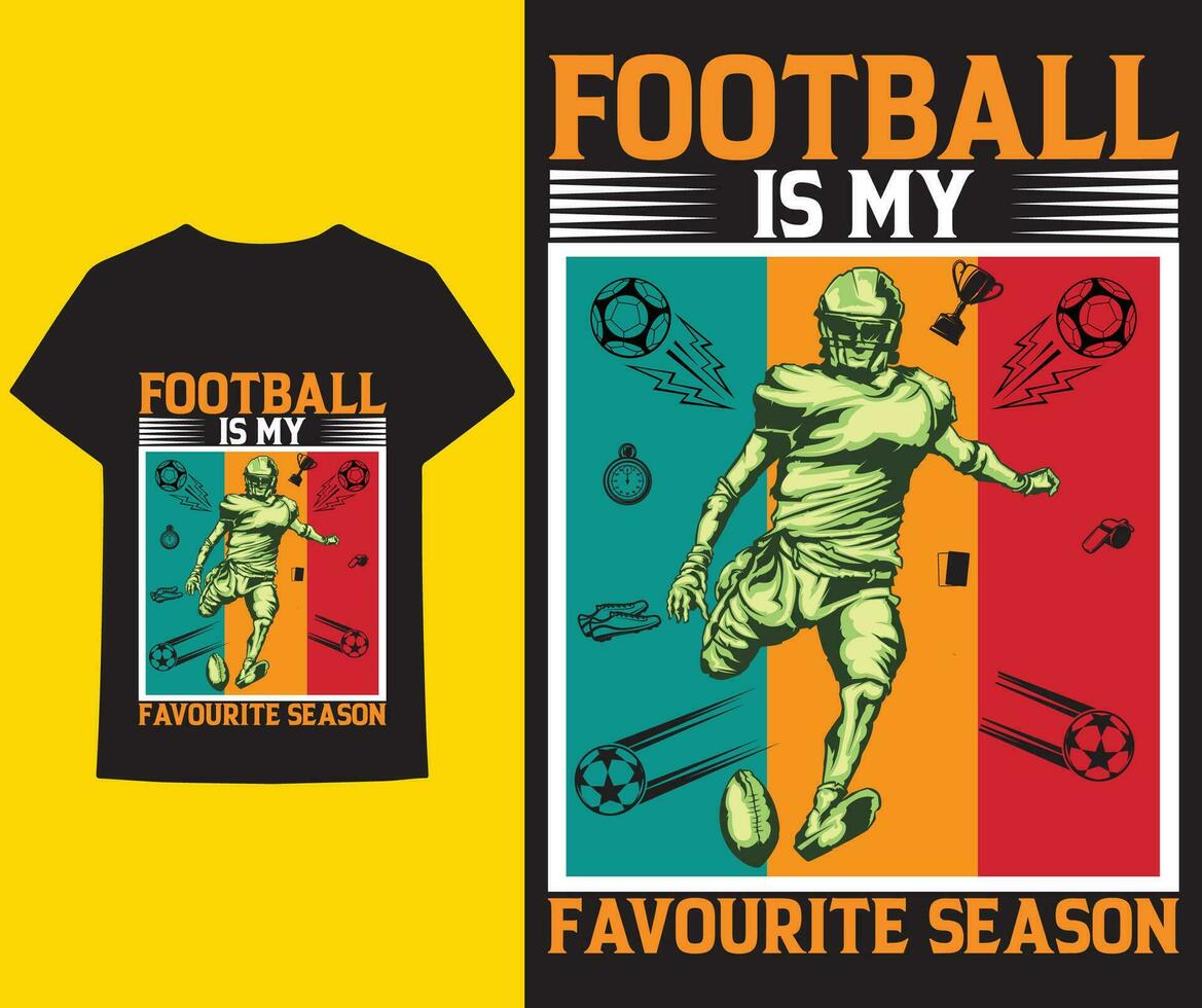 Amerikaans voetbal t-shirt ontwerp vector elementen, voetbal elementen, Amerikaans voetbal t-shirt