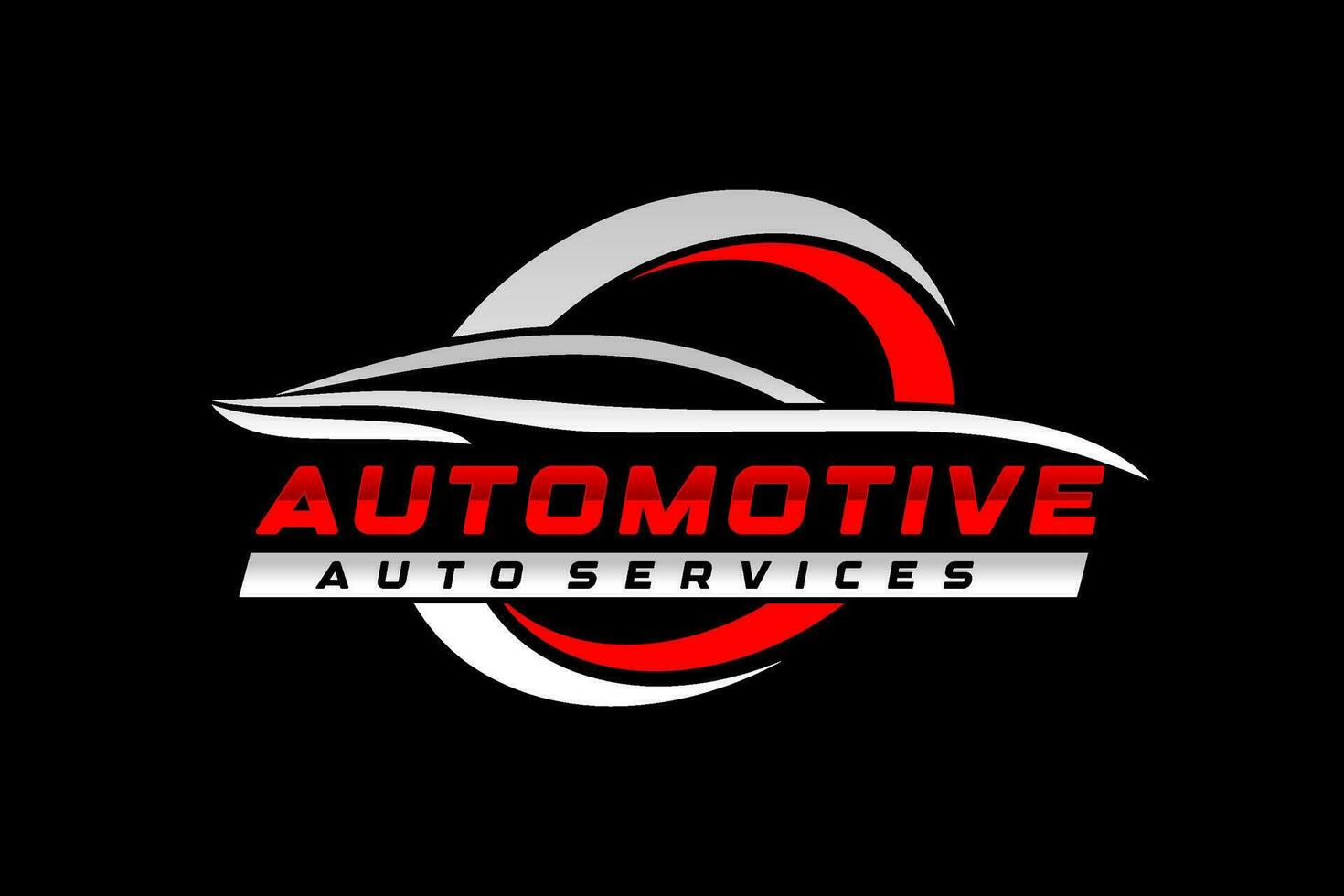 auto stijl auto logo ontwerp met concept sport- voertuig icoon silhouet vector