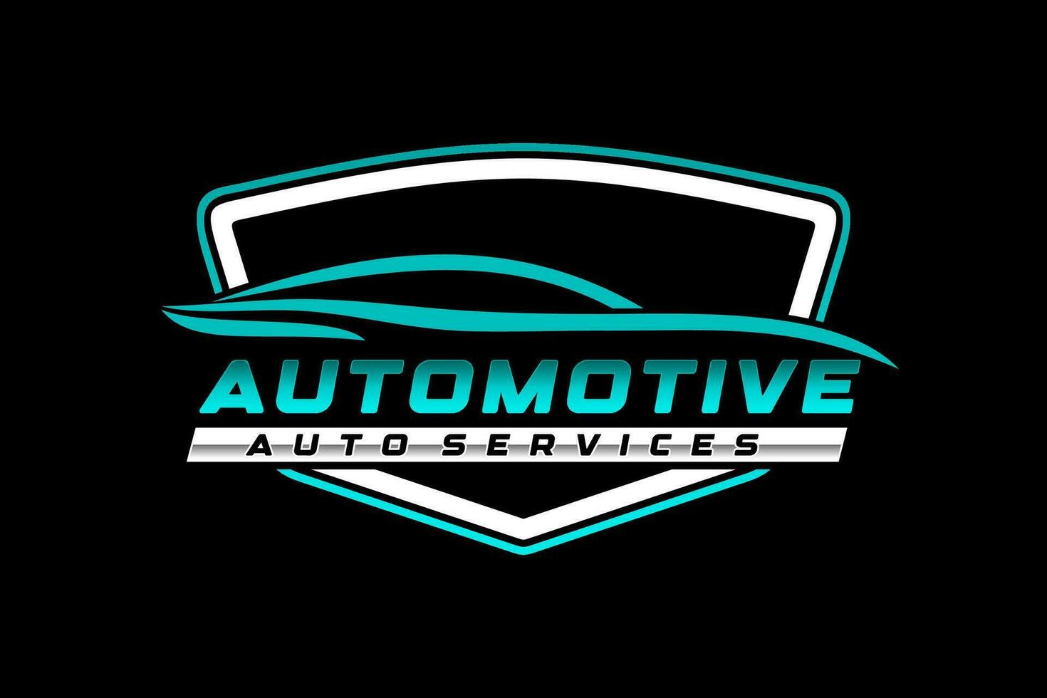 auto garage premium concept logo ontwerp vector