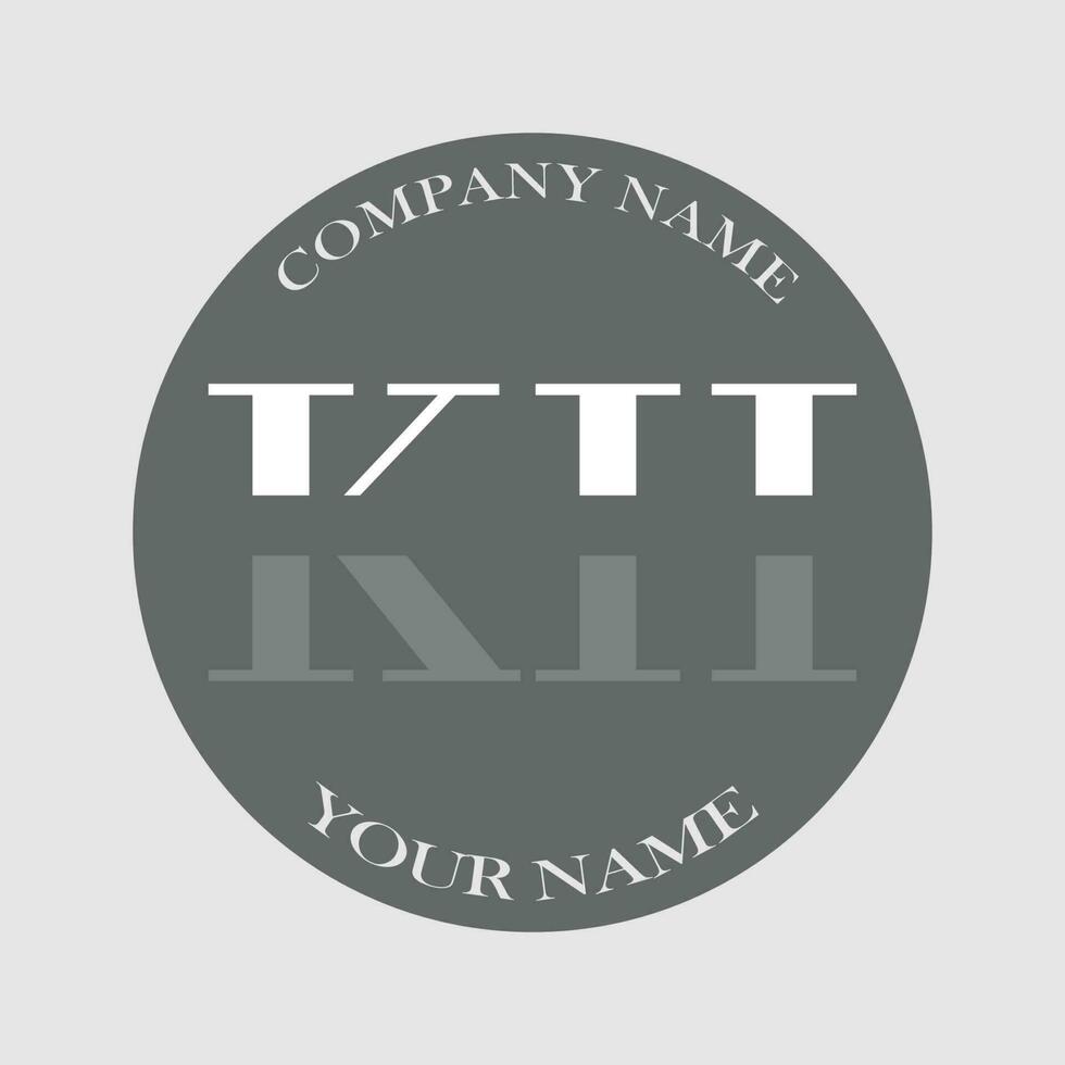 eerste kh logo brief monogram luxe hand- getrokken vector