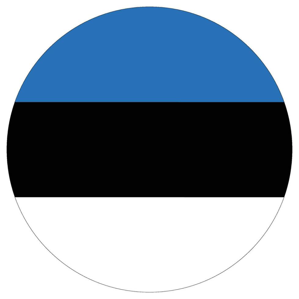 vlag van Estland vorm geven aan. Estland vlag ontwerp vorm vector