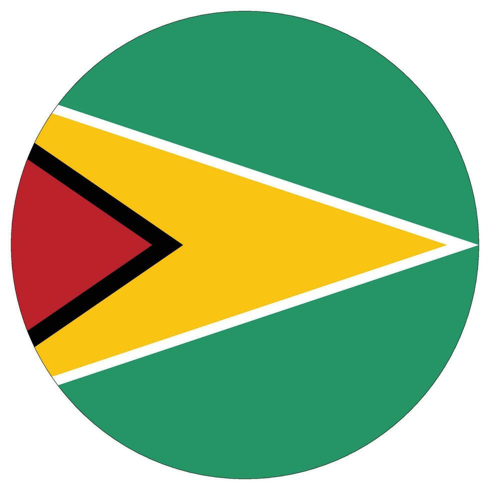 Guyana vlag. vlag van Guyana ontwerp vorm geven aan. vector