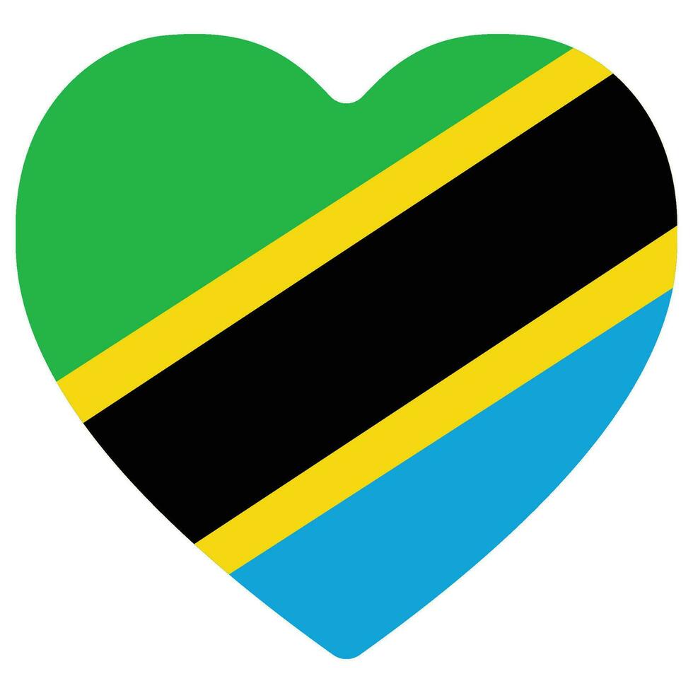 Tanzania vlag ontwerp vorm geven aan. vlag van Tanzania ontwerp vorm vector