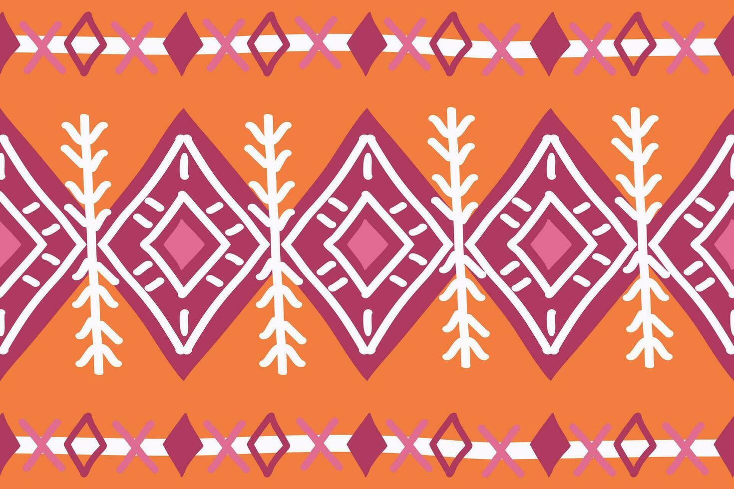 abstract gemakkelijk en uniek tribal meetkundig patroon. etnisch tribal meetkundig vorm naadloos patroon verveeld kunst stijl. gemakkelijk etnisch patroon gebruik voor textiel, tapijt, tapijt, kussen, behang, enz. vector