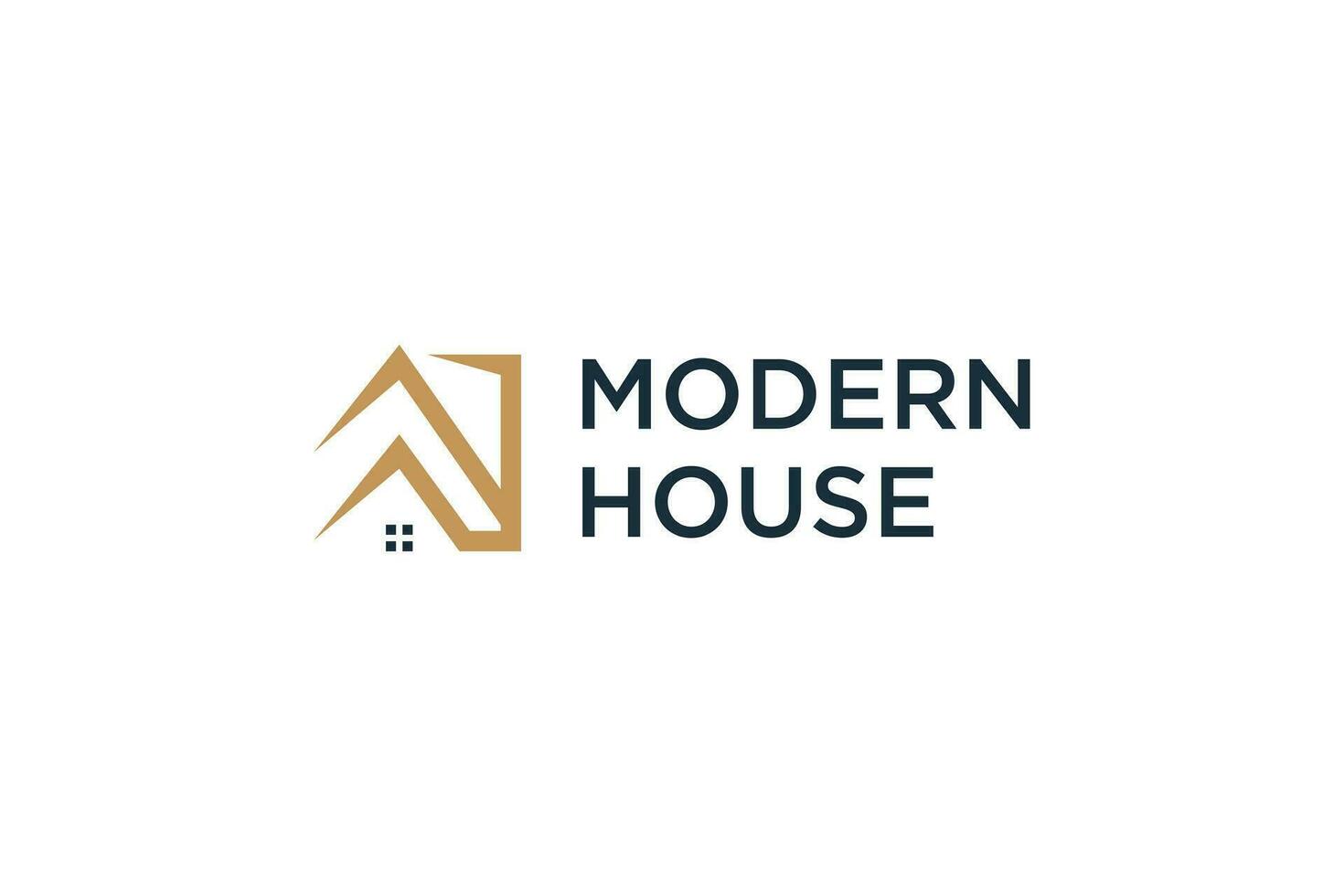 modern huis logo vector met creatief uniek ontwerp