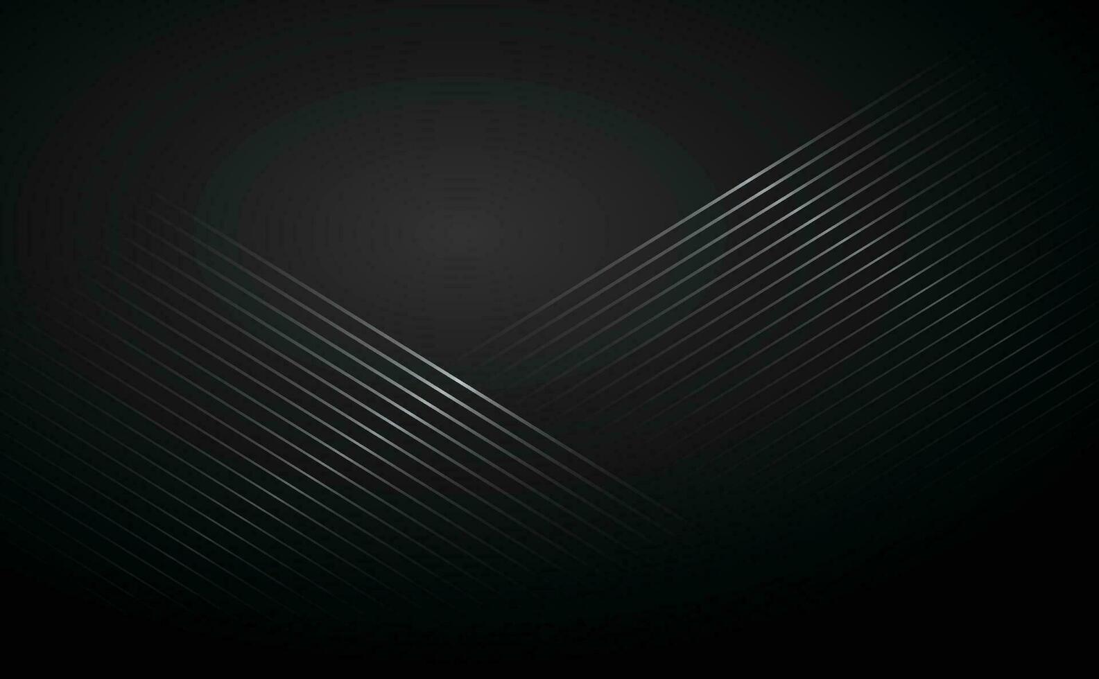 zwart achtergrond met glimmend diagonaal lijnen behang vector