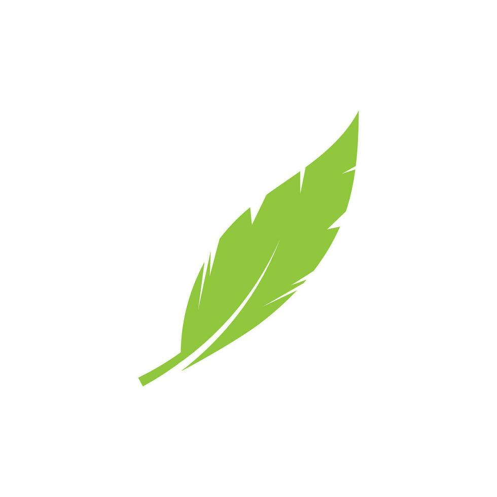 logo's van groene boom blad ecologie natuur element vector