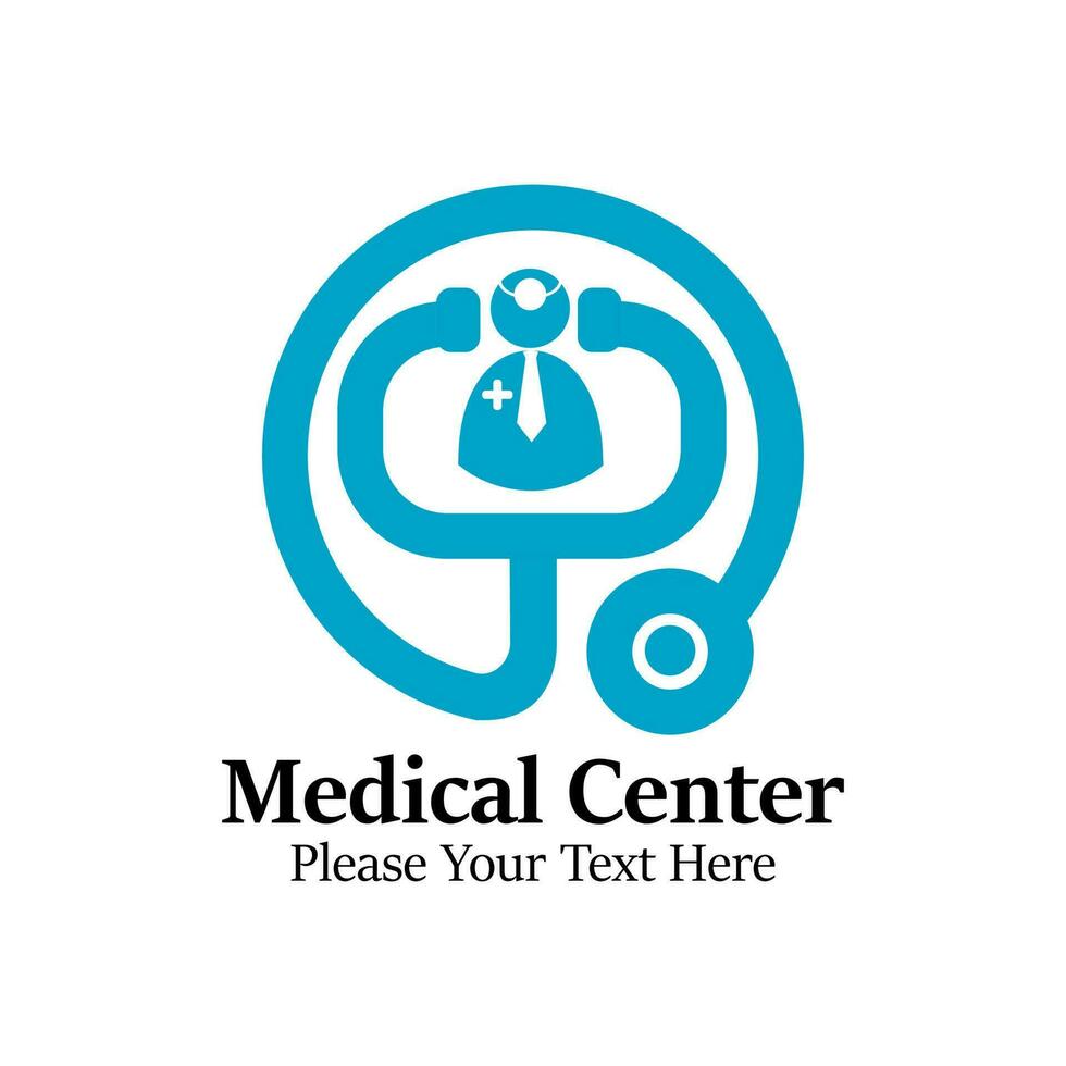 medisch centrum logo sjabloon illustratie vector