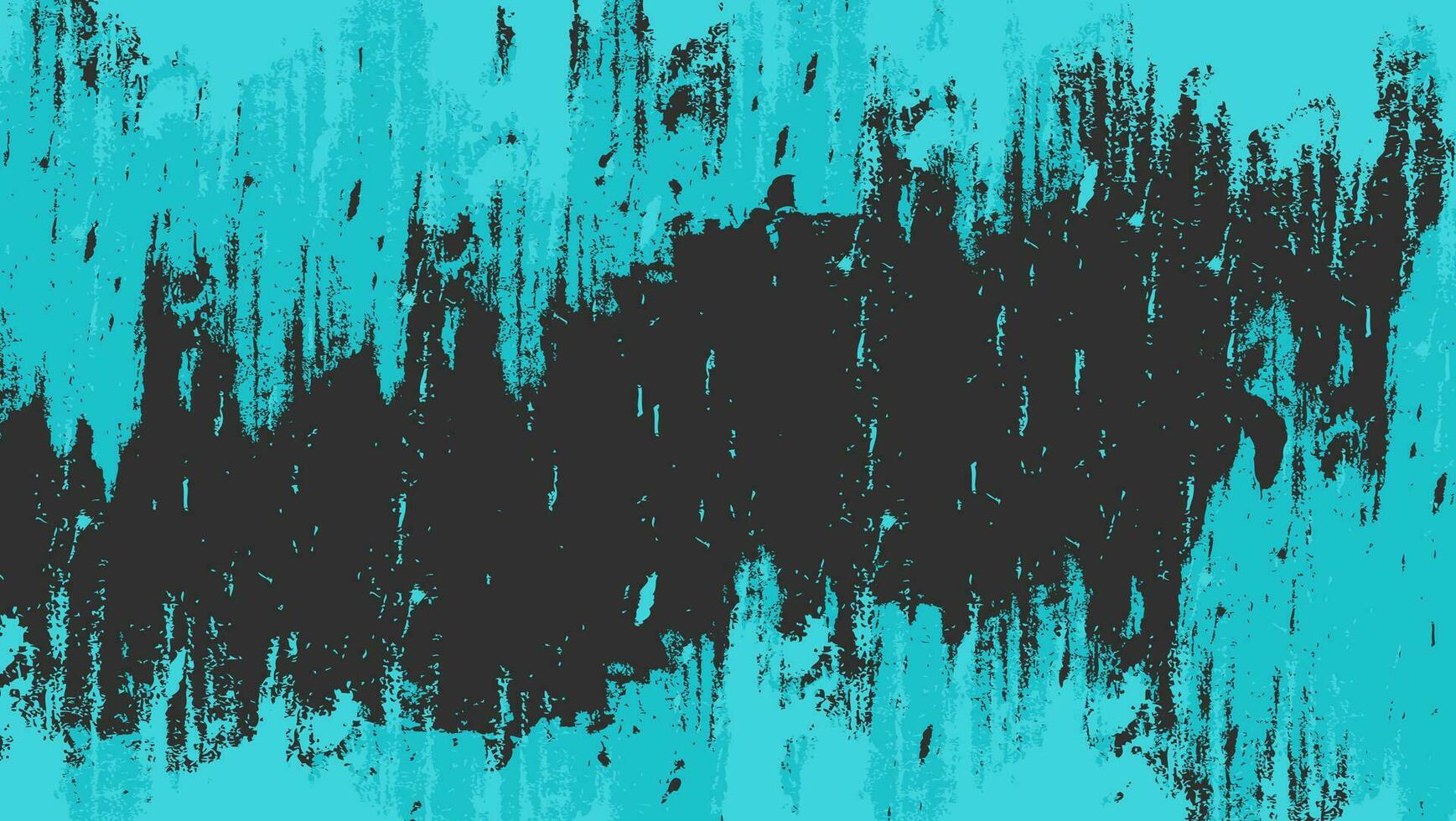 abstract licht blauw grunge structuur in zwart achtergrond sjabloon vector