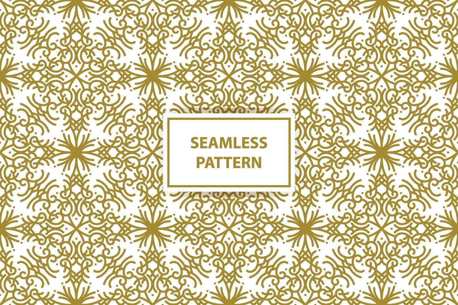 oosters naadloos patroon. wit en goud achtergrond met Arabisch ornament. patroon, achtergrond en behang voor uw ontwerp. textiel ornament. vector illustratie.