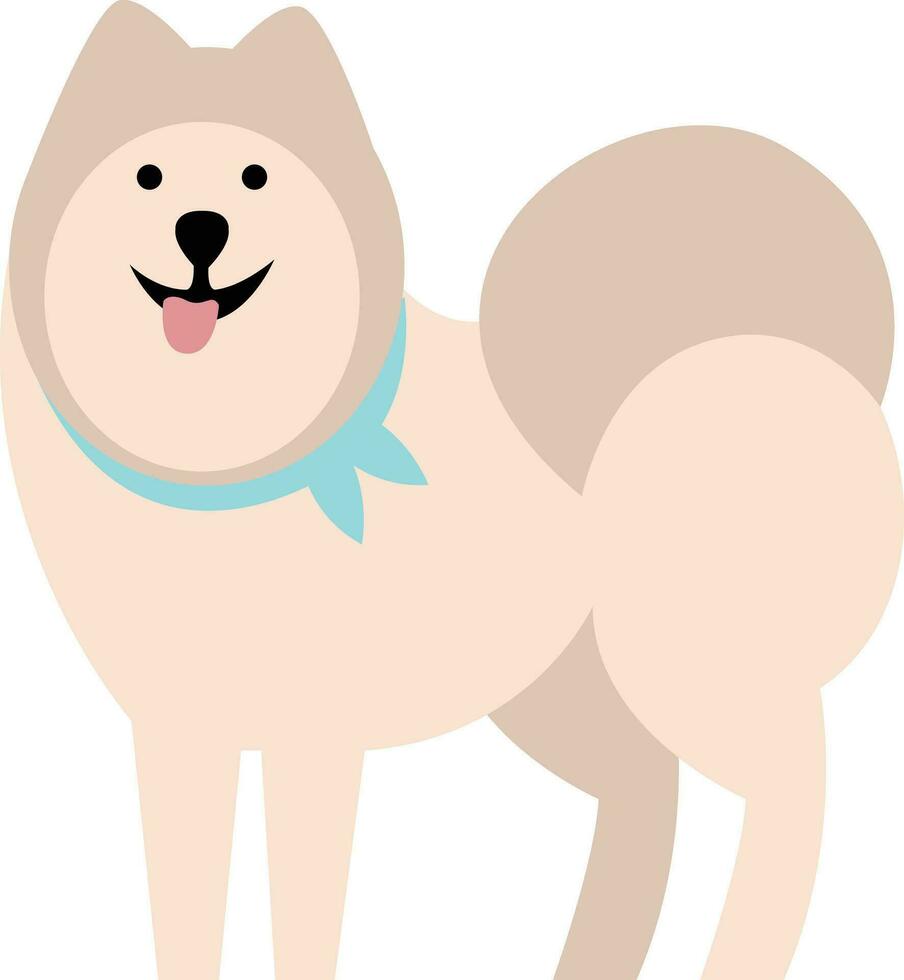 schattig honden tekening vector set. tekenfilm hond of puppy tekens ontwerp verzameling met vlak kleur in verschillend poseert. reeks van grappig huisdier dieren geïsoleerd