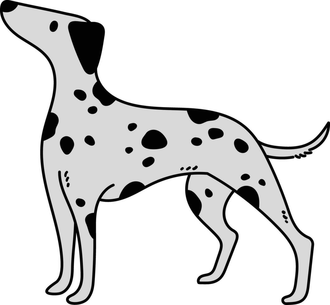 schattig honden tekening vector set. tekenfilm hond of puppy tekens ontwerp verzameling met vlak kleur in verschillend poseert. reeks van grappig huisdier dieren geïsoleerd