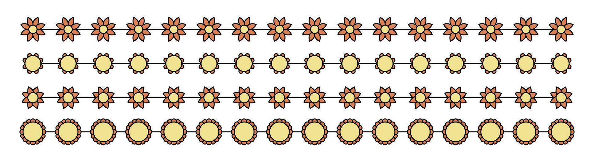 bloem verdeler verzameling vector illustratie