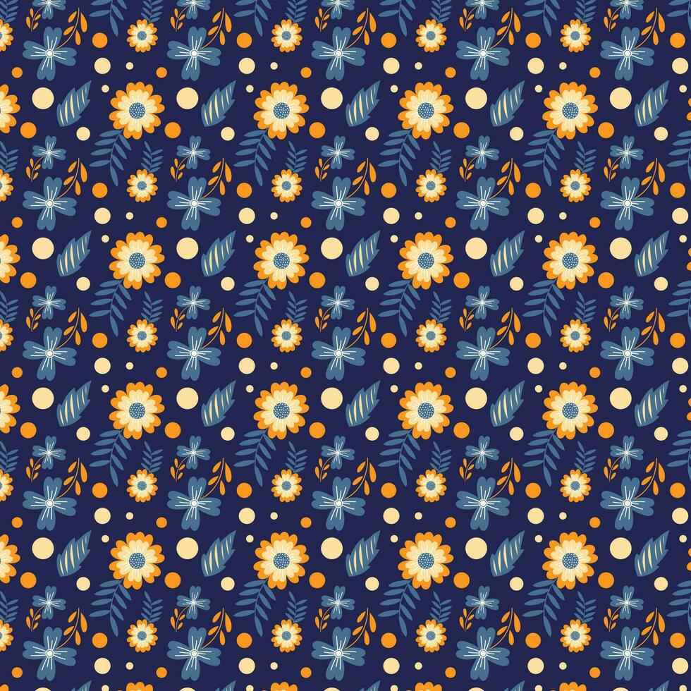 bloemen patroon achtergrond vector