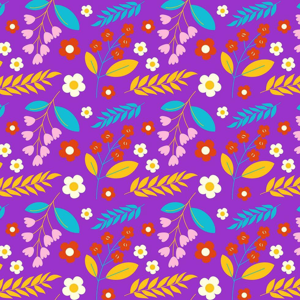 bloemen patroon achtergrond vector