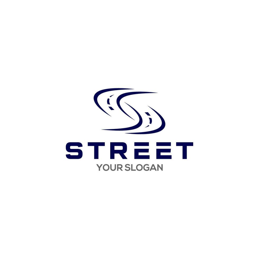 s straat logo ontwerp vector