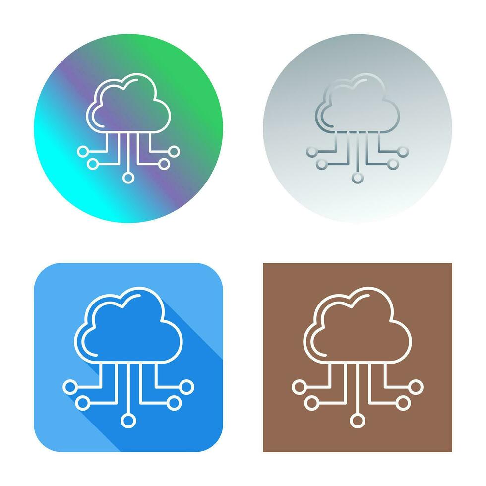 cloud computing vector icon