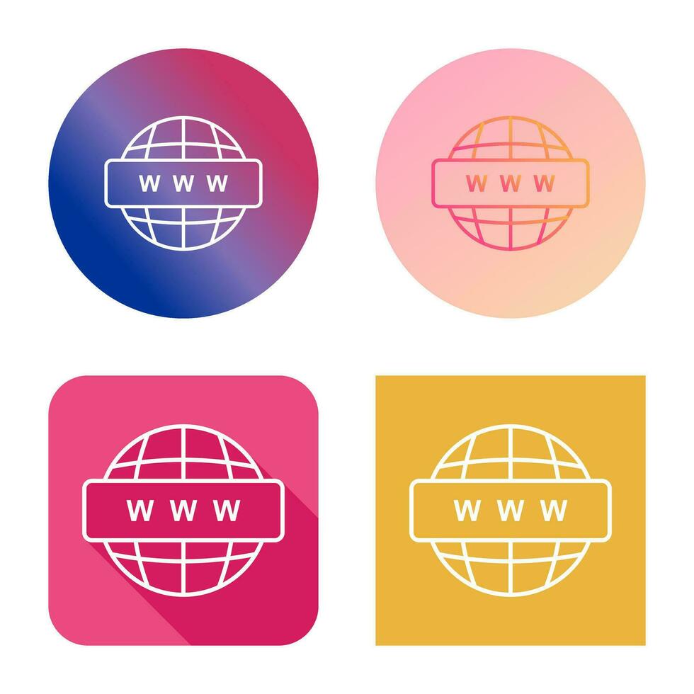wereld breed web vector icoon