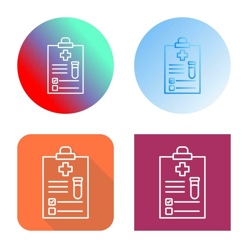 medisch rapport vector icoon