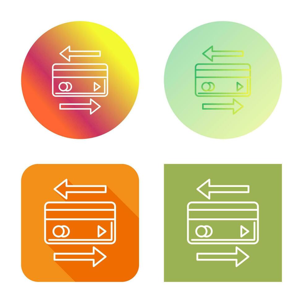 transactie vector icoon