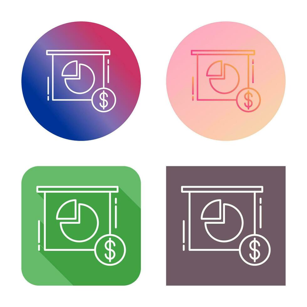 cirkeldiagram vector pictogram