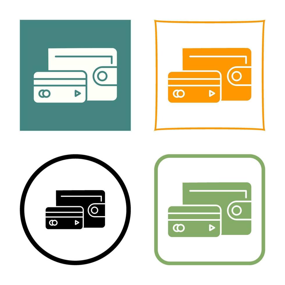 portemonnee vector pictogram