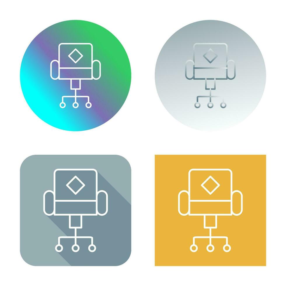 stoel vector pictogram