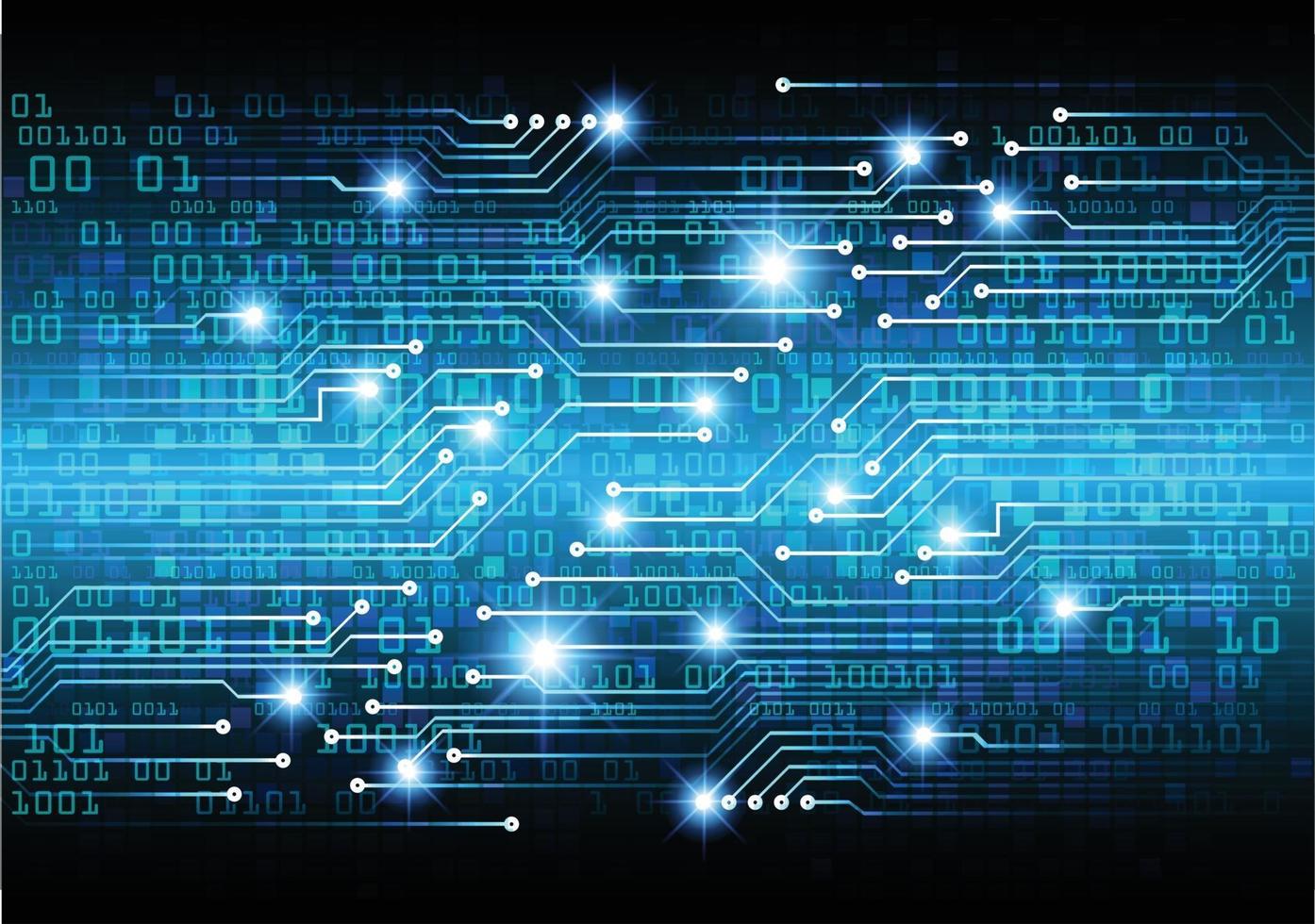 cyber circuit toekomstige technologie concept achtergrond vector