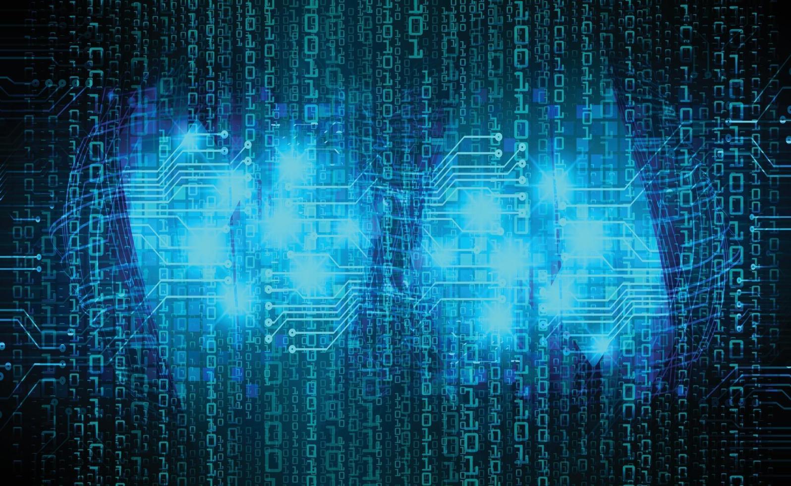 cyber circuit toekomstige technologie concept achtergrond vector