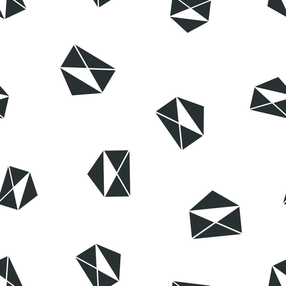mail envelop icoon naadloos patroon achtergrond. bedrijf vlak vector illustratie. e-mail teken symbool patroon.