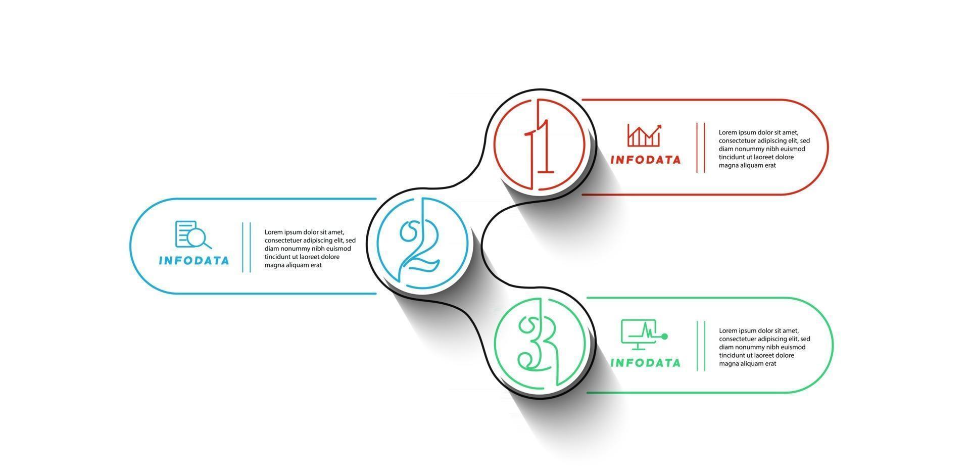 ontwerpelementen van zakelijke infographics moderne infochart-marketinggrafiek en grafieken staafdiagrammen vector