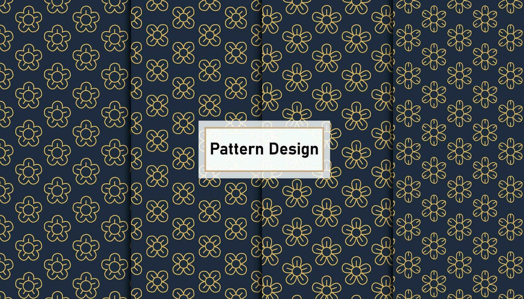 naadloos patroon ontwerp reeks van klein bloem . pro vector .