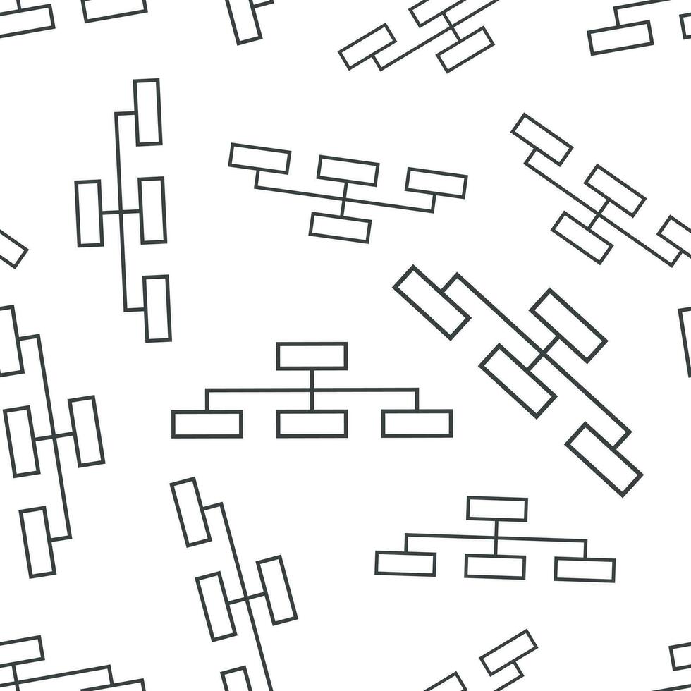 bedrijf structuur teken naadloos patroon achtergrond. bedrijf vlak vector illustratie. diagram structuur symbool patroon.