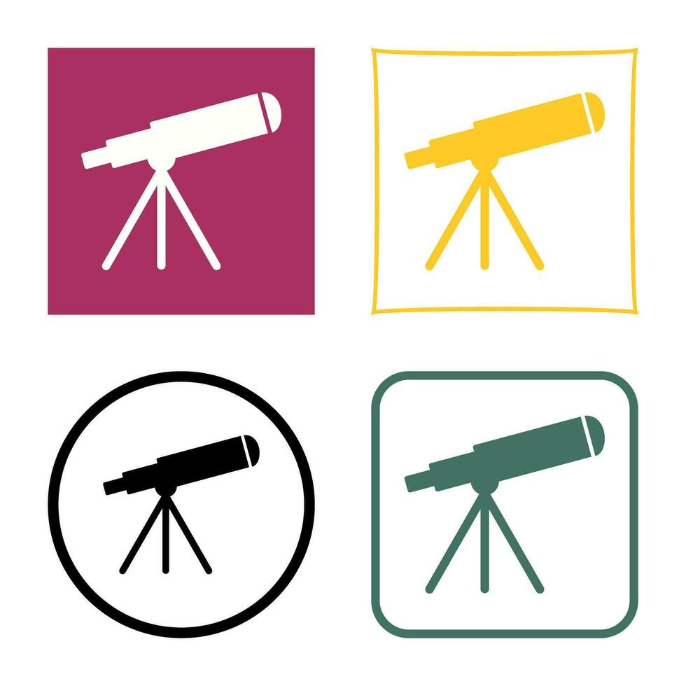 telescoop vector pictogram