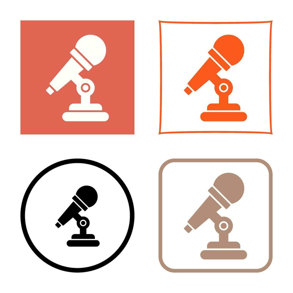 microfoon vector pictogram