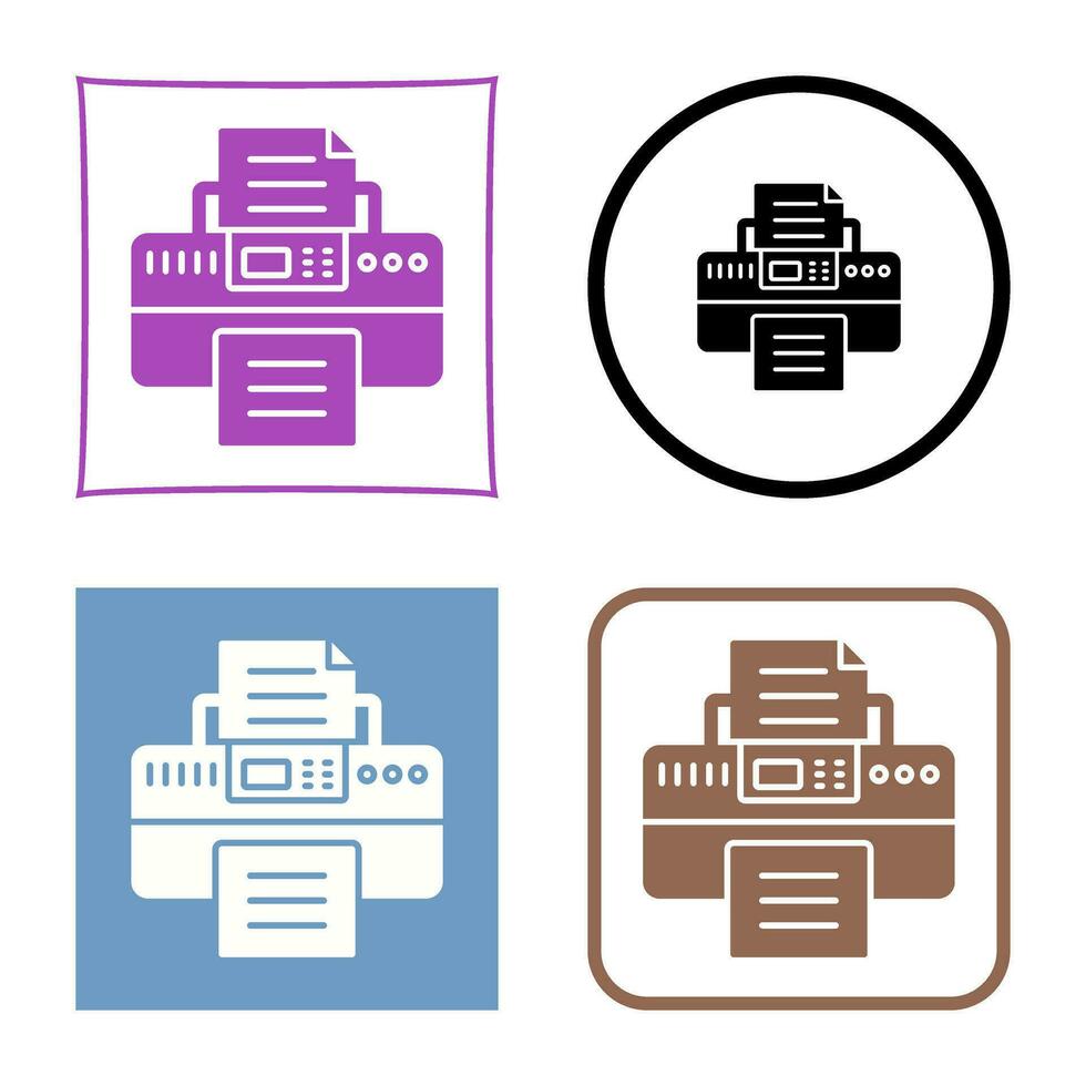 printer vector pictogram