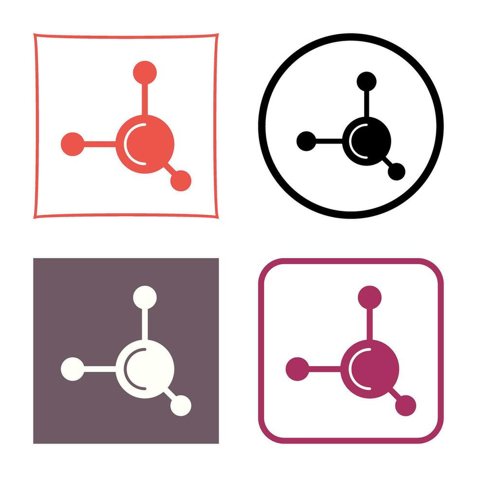 molecuul vector pictogram