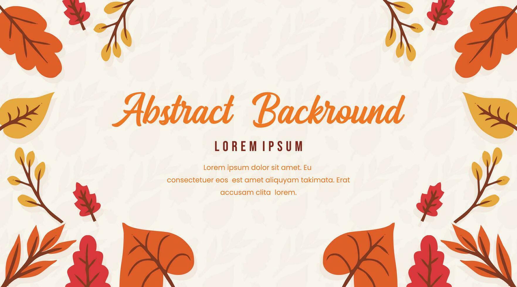 herfst festival kader banier met bloemen illustratie vector achtergrond