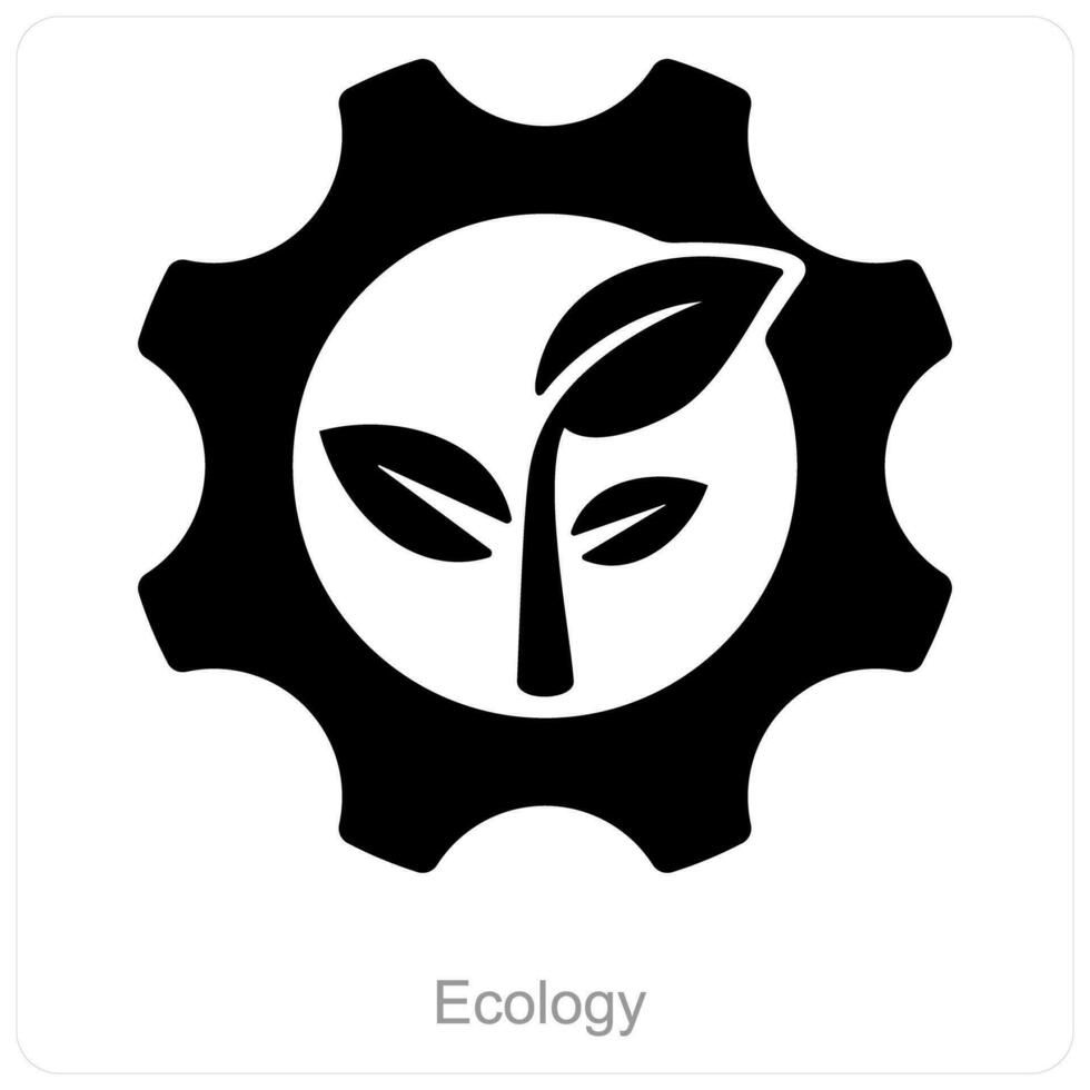 ecologie en milieu icoon concept vector