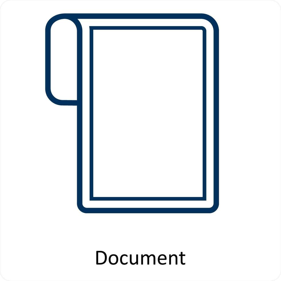 document en het dossier icoon concept vector