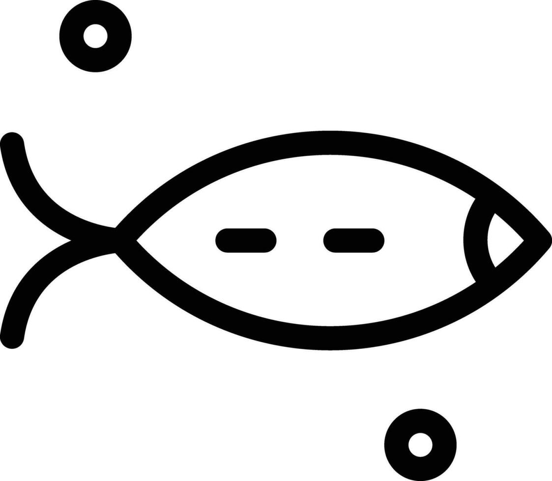 vis lijn pictogrammen vector