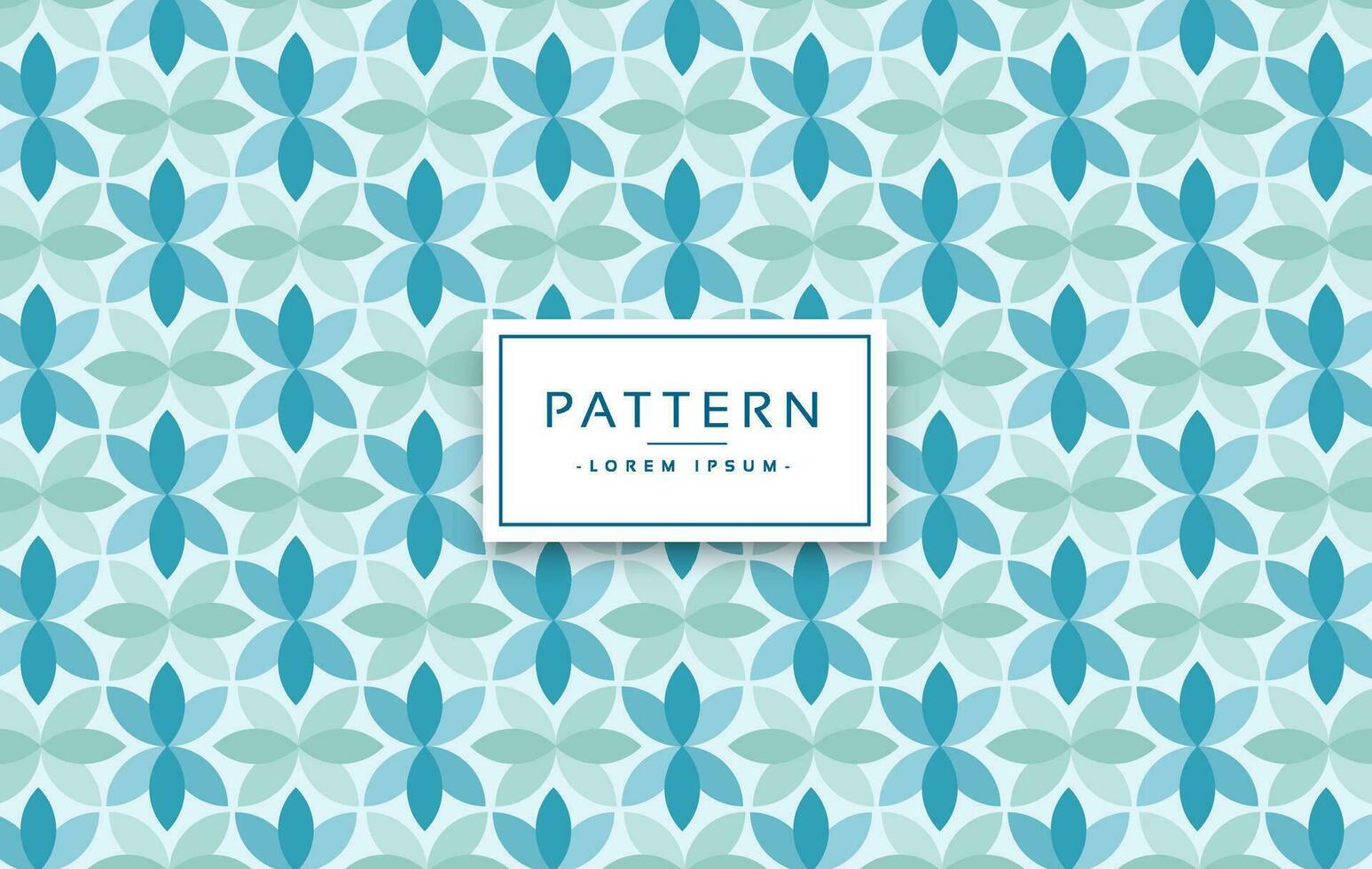 abstract blauw bloemen vorm patroon banier ontwerp. vector meetkundig patronen. helder kleurrijk achtergrond