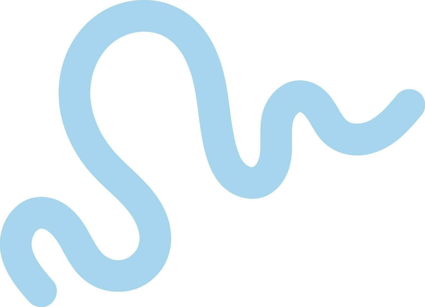 golvend squiggle element vector